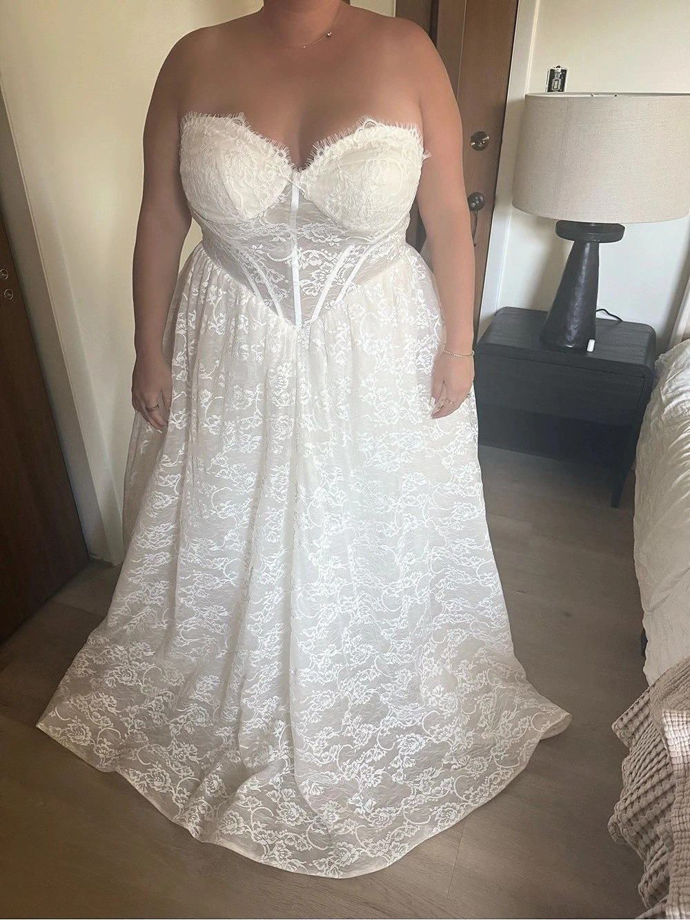 Lace Wedding Dress in White Brand New